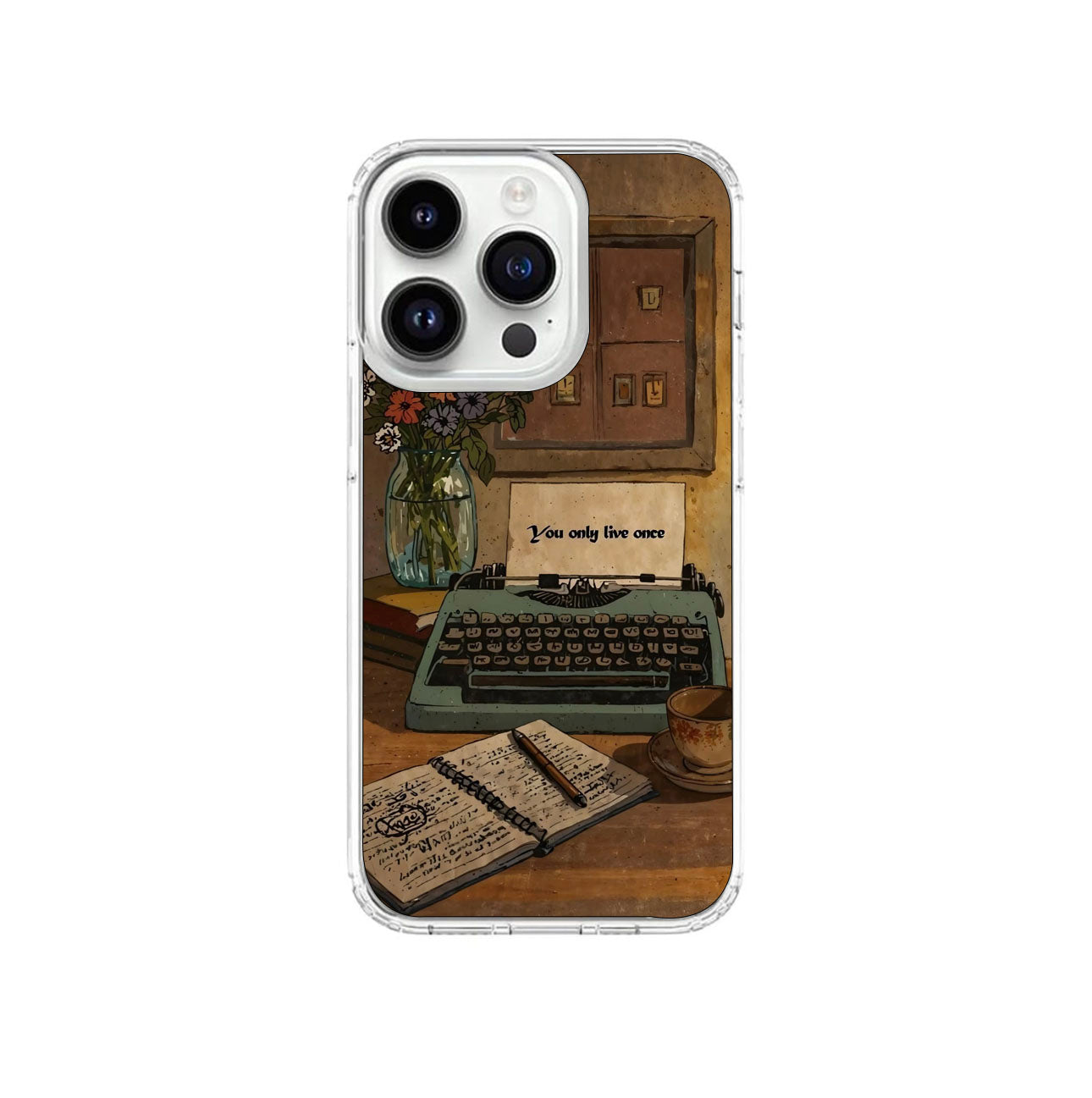 Printed Clear Silicone Cover