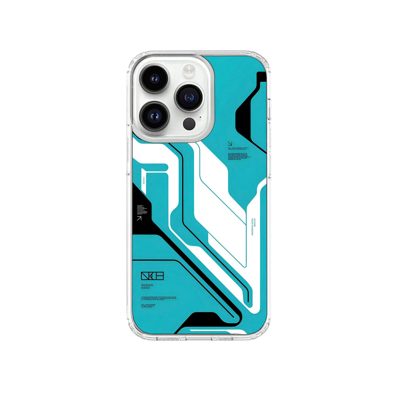 Printed Clear Silicone Cover