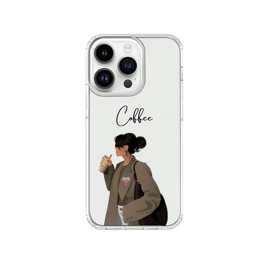 Girl Printed Clear Silicone Cover