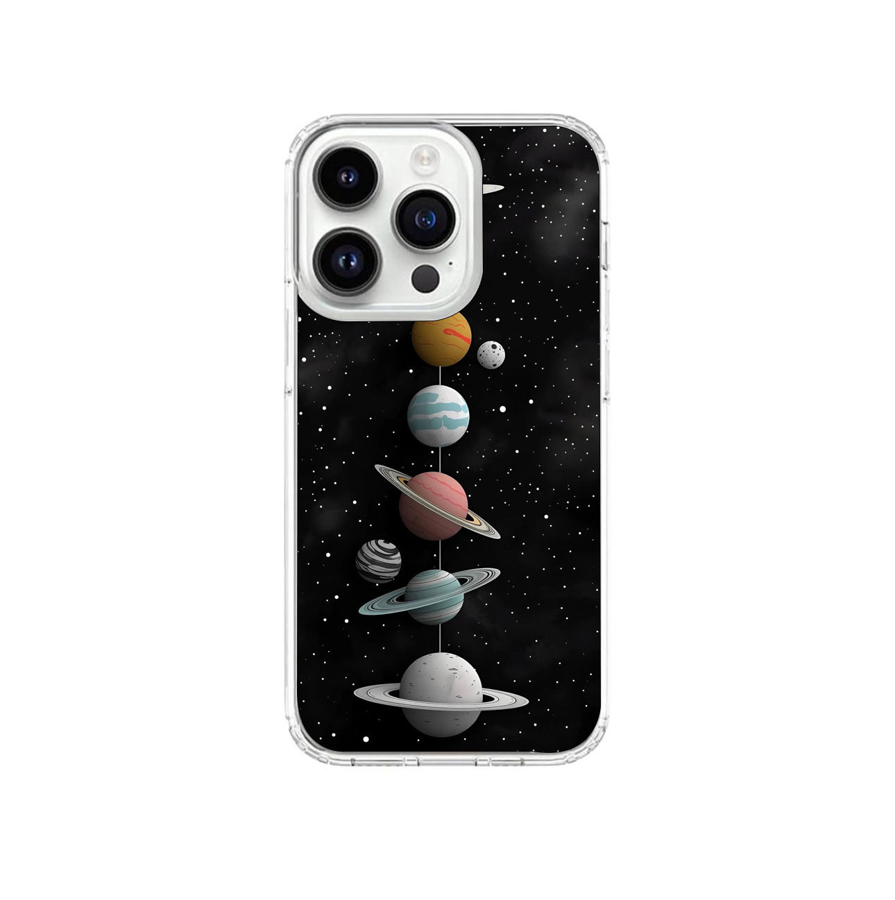 Printed Clear Silicone Cover